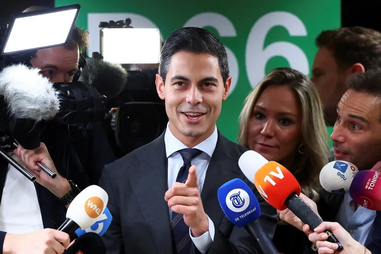 Jetten claims victory, Rise of the Centrists in Netherlands.