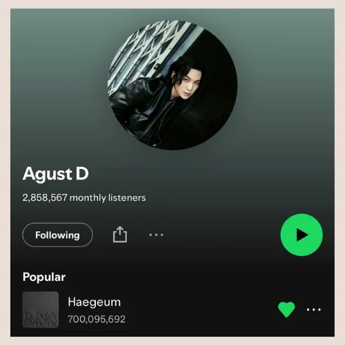 BTS's Suga